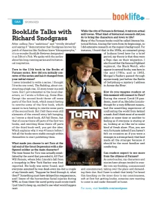 BookLife Talks with Richard Snodgrass